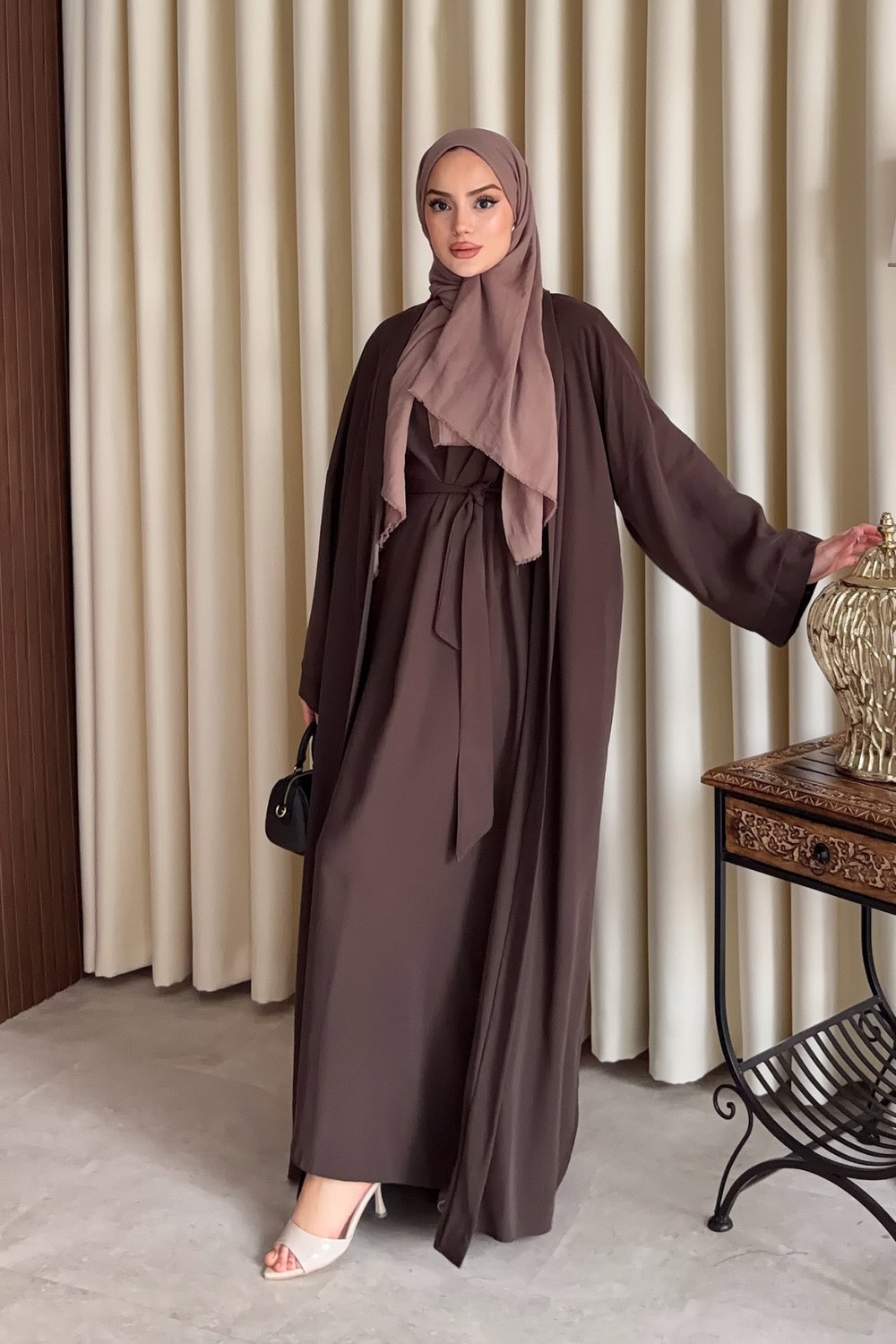Marwa Abaya - Kahverengi
