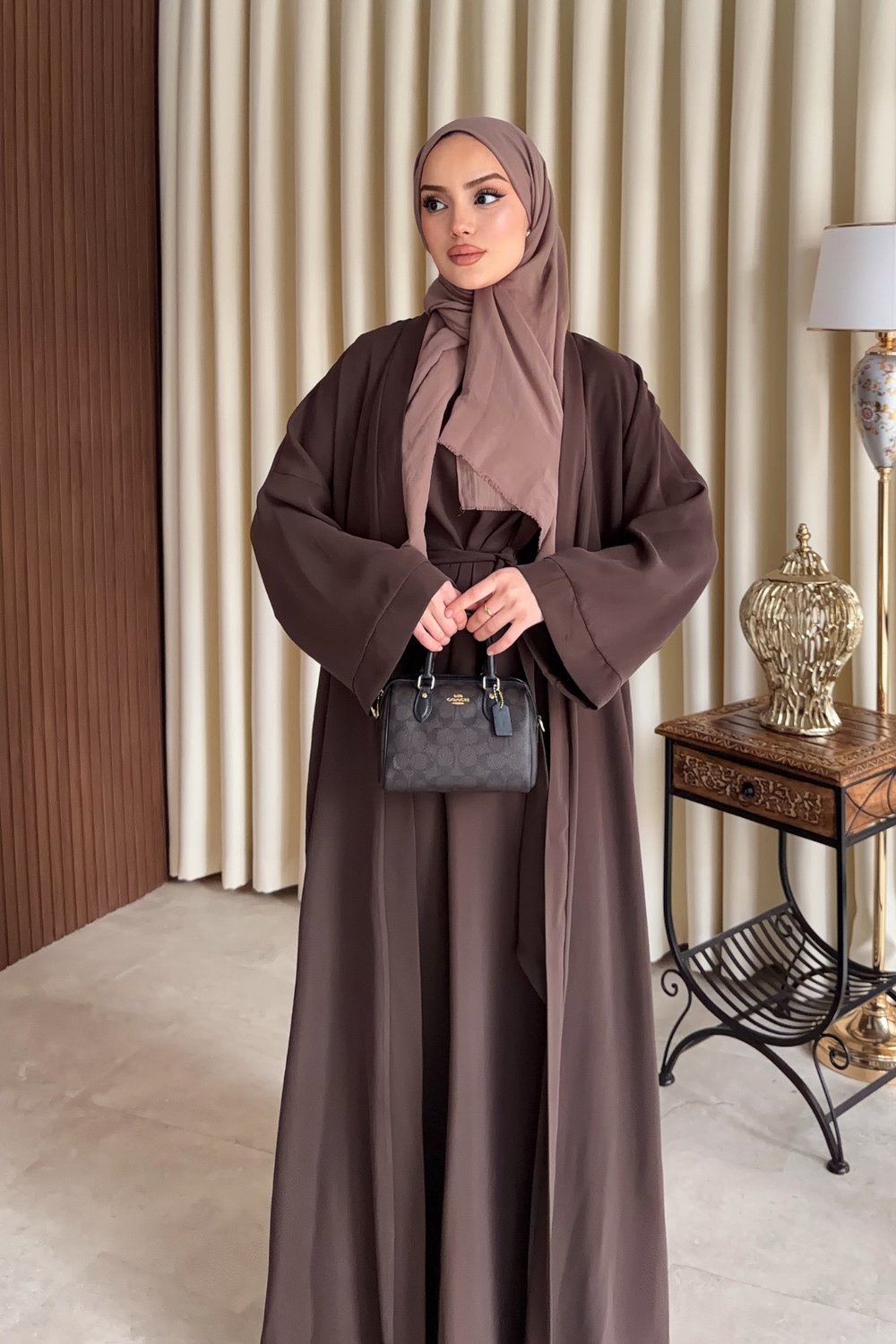 Marwa Abaya - Kahverengi