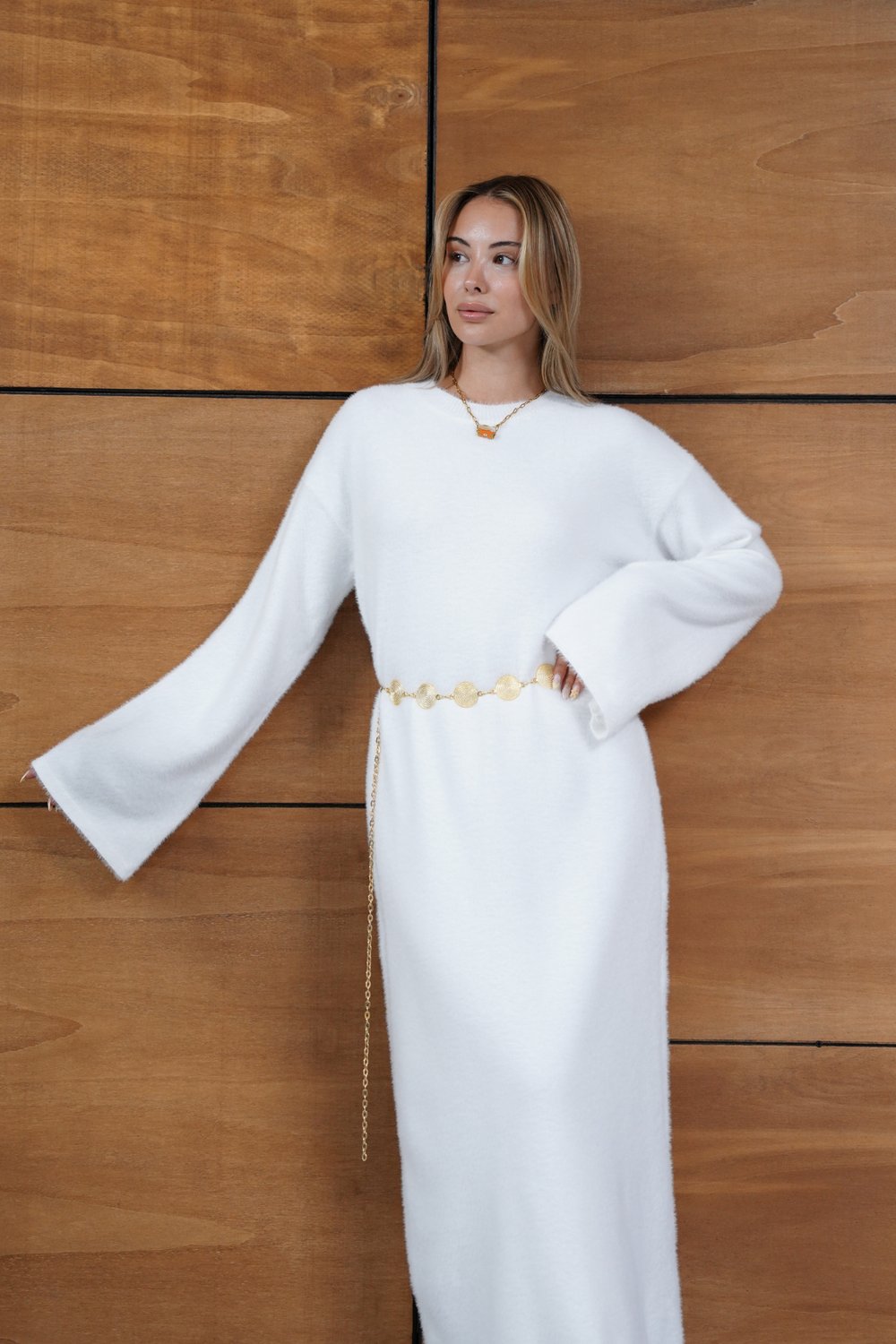 Maya Elbise - Beyaz