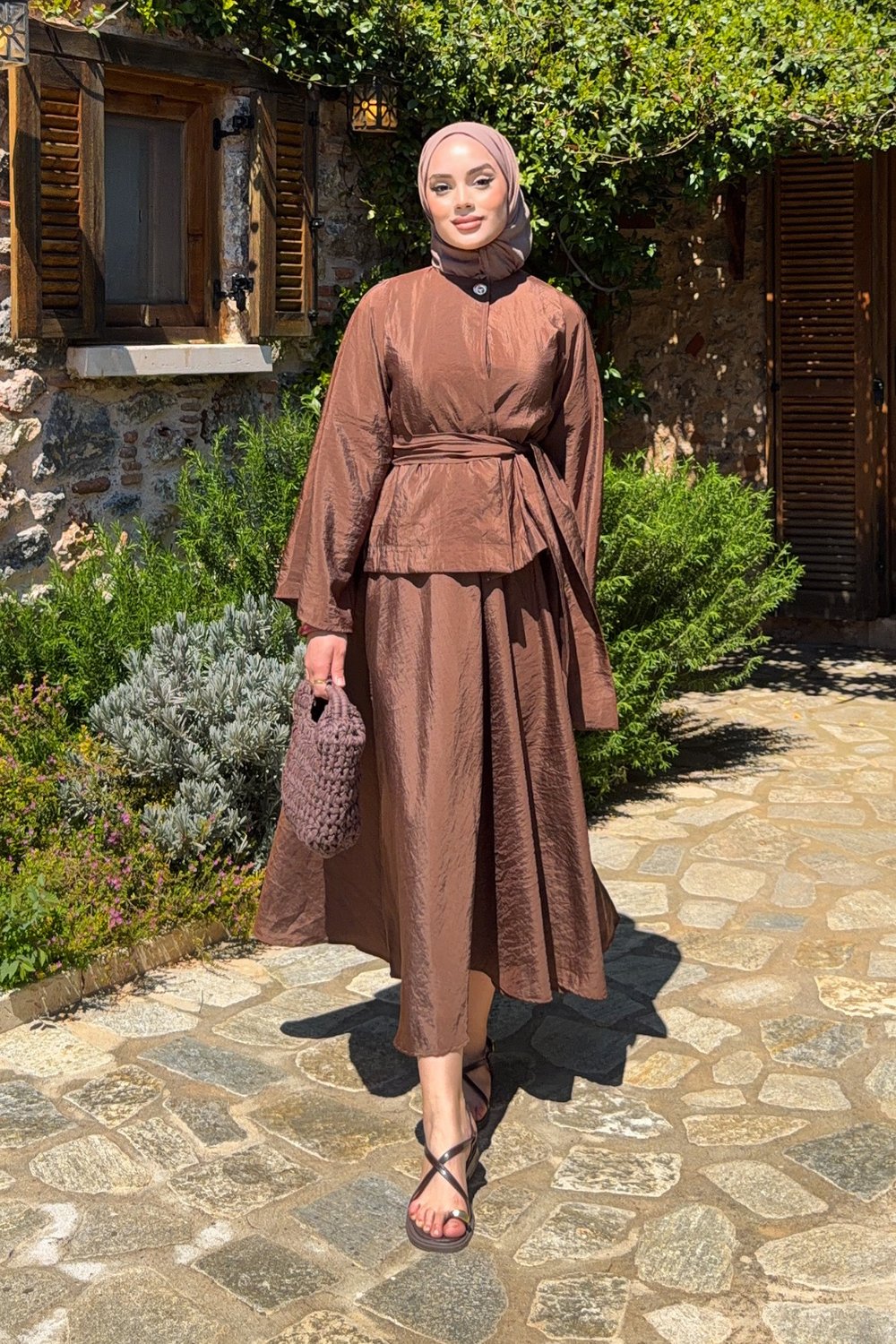 Monela Takım - Kahverengi