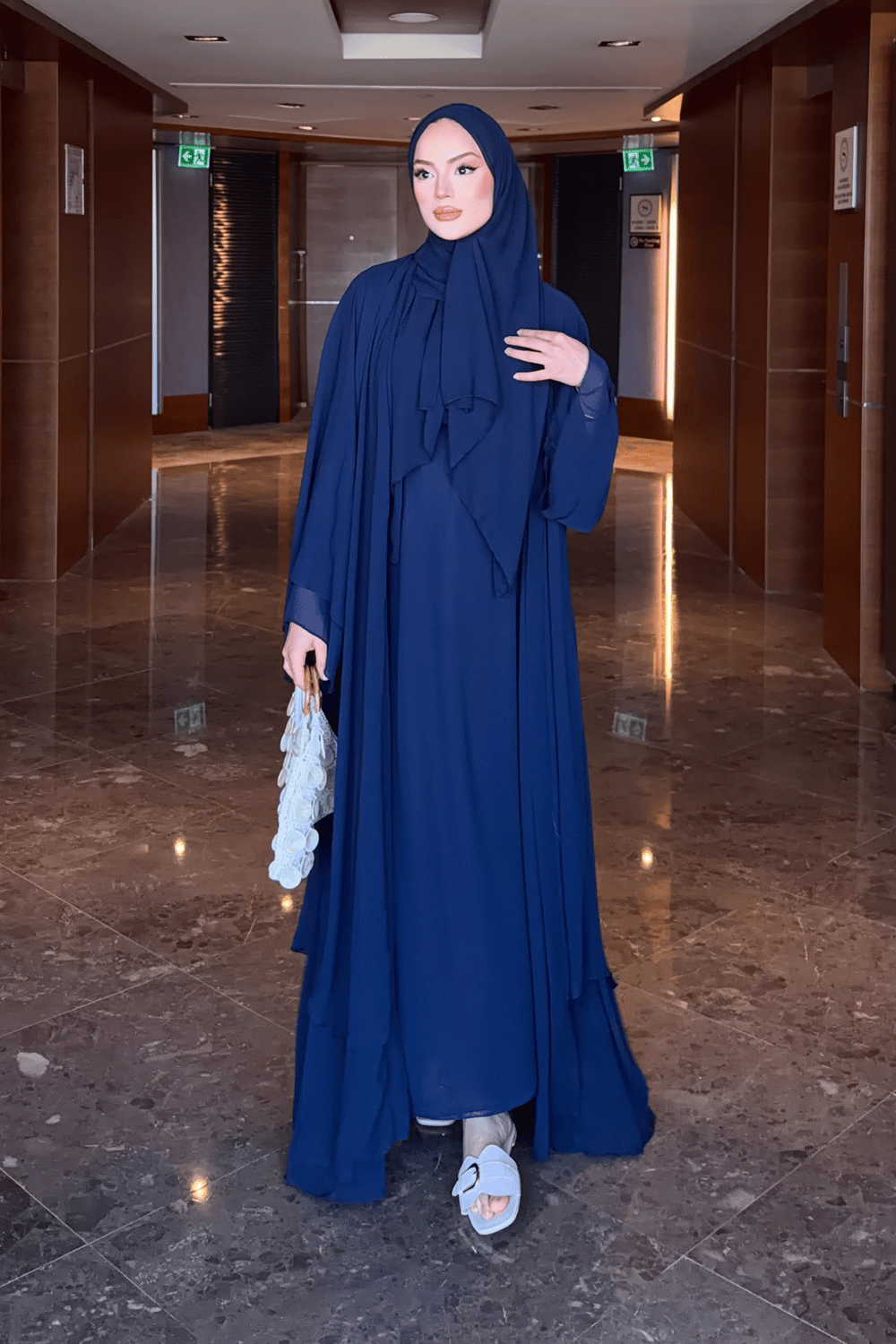 Mono Abaya - Lacivert