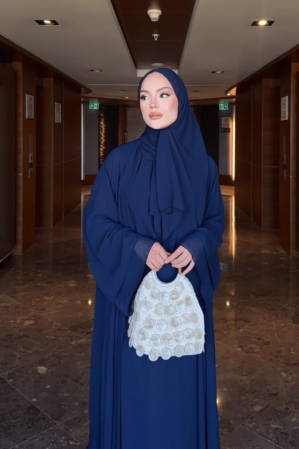 Mono Abaya - Lacivert