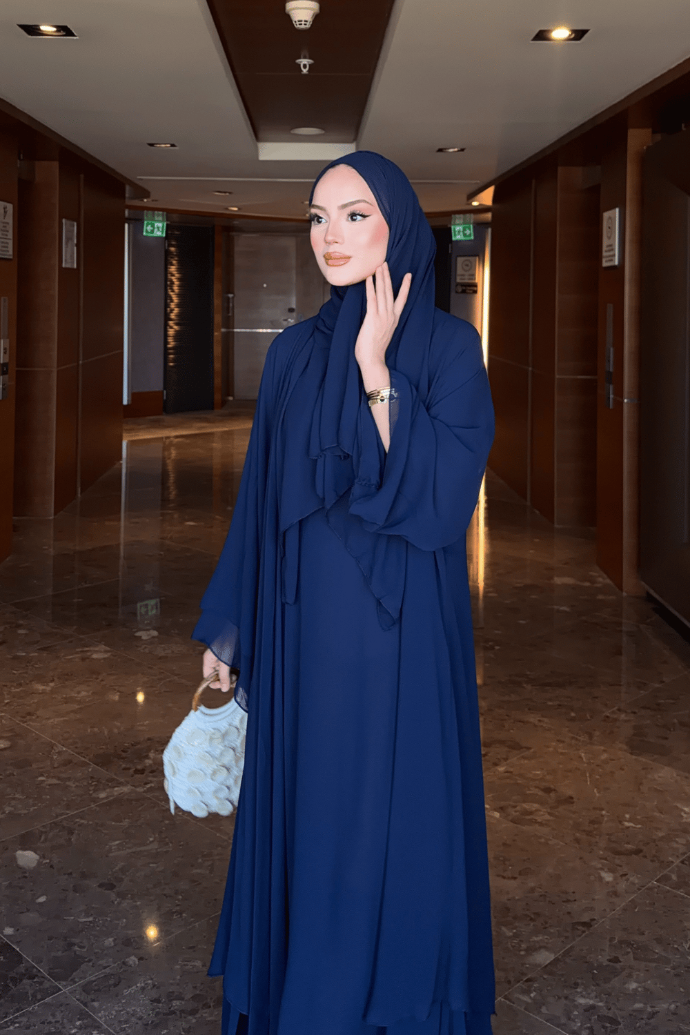 Mono Abaya - Lacivert