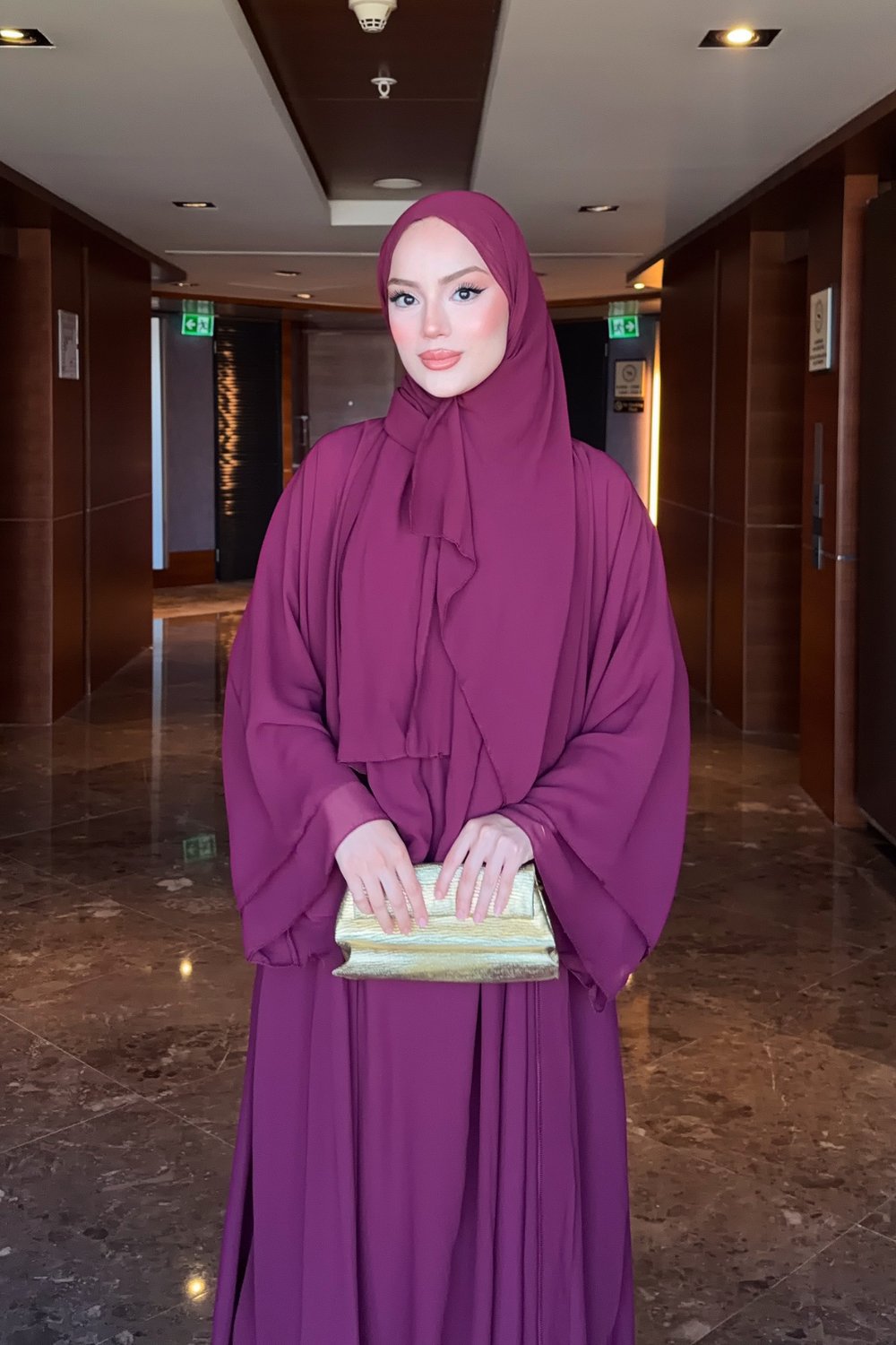 Mono Abaya - Mürdüm