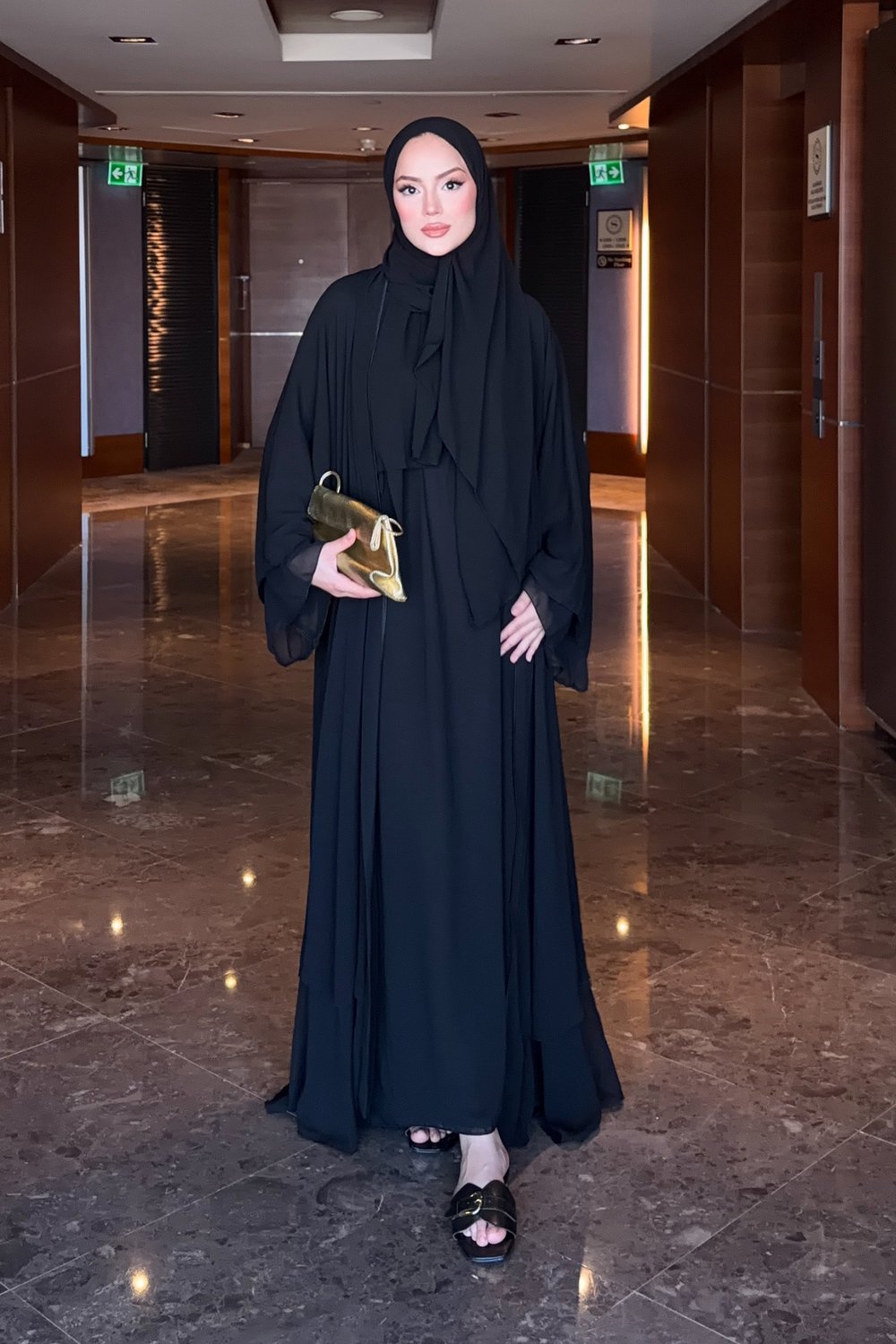 Mono Abaya - Siyah