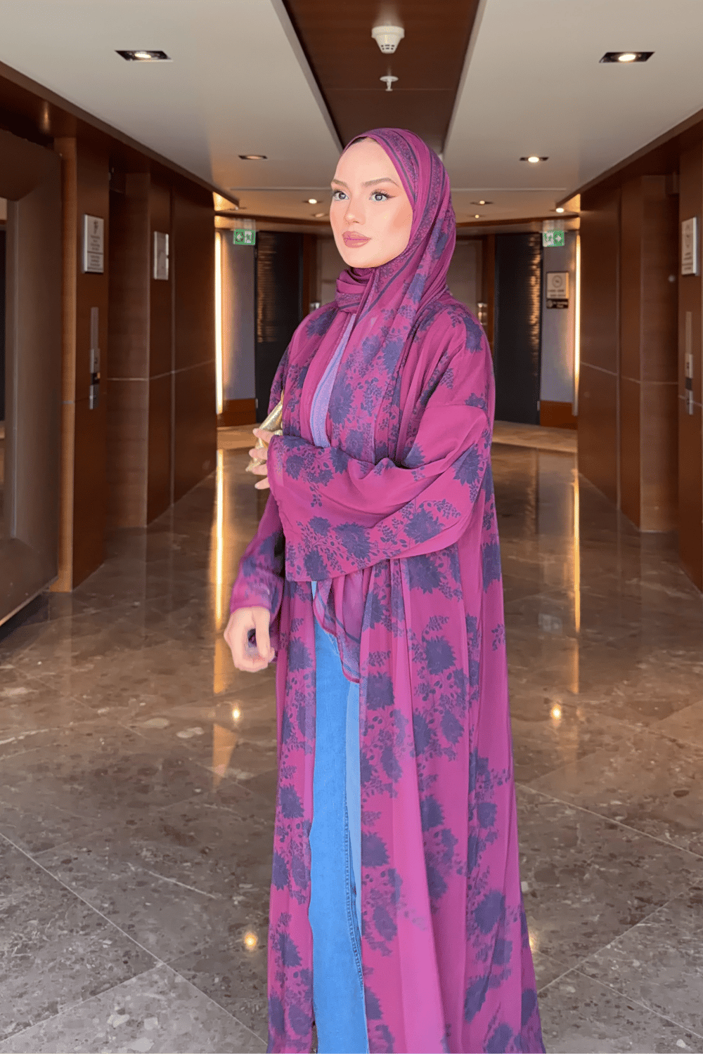 Nayra Abaya - Bordo
