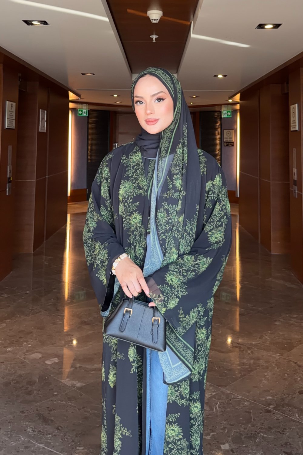 Nayra Abaya - Siyah