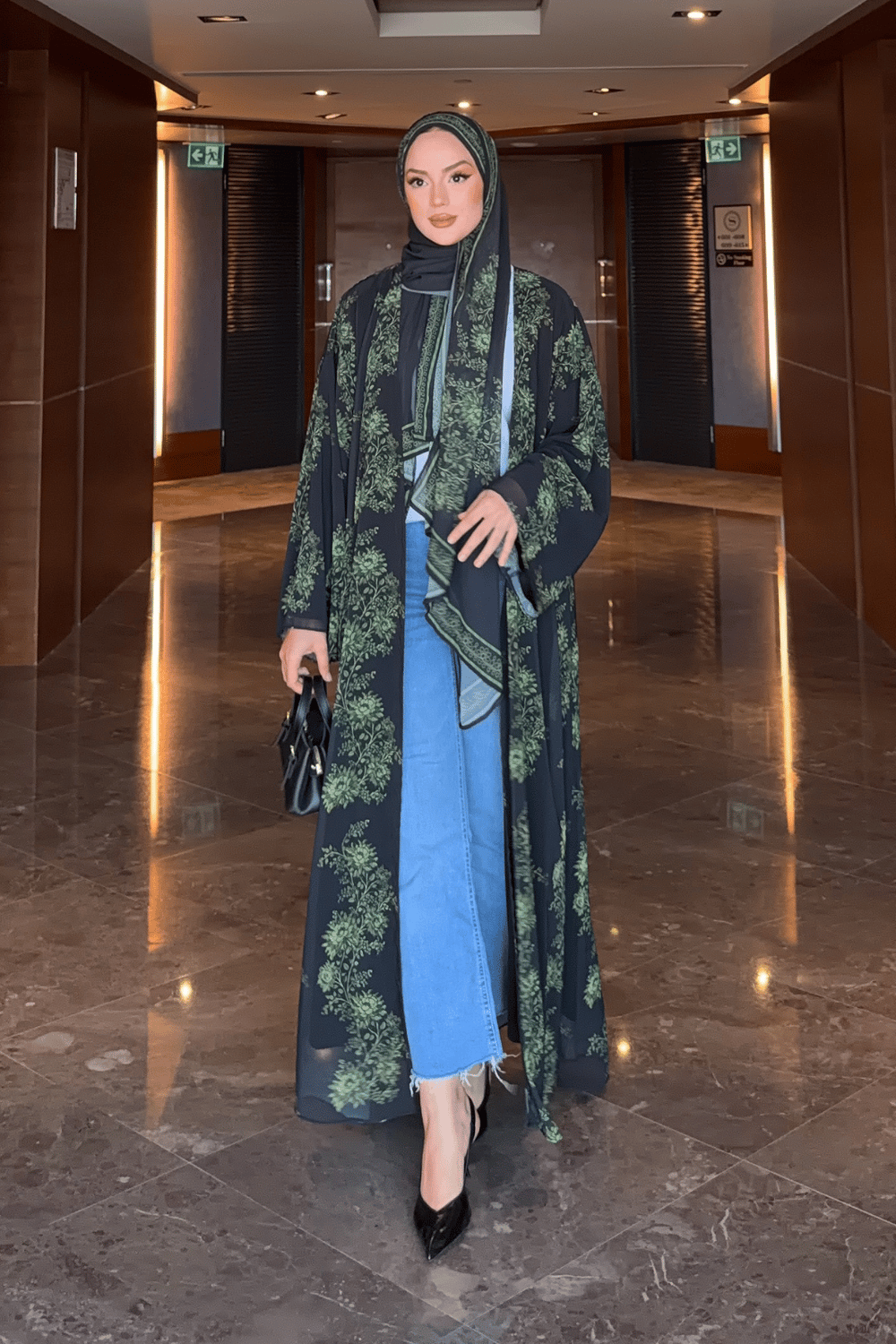 Nayra Abaya - Siyah