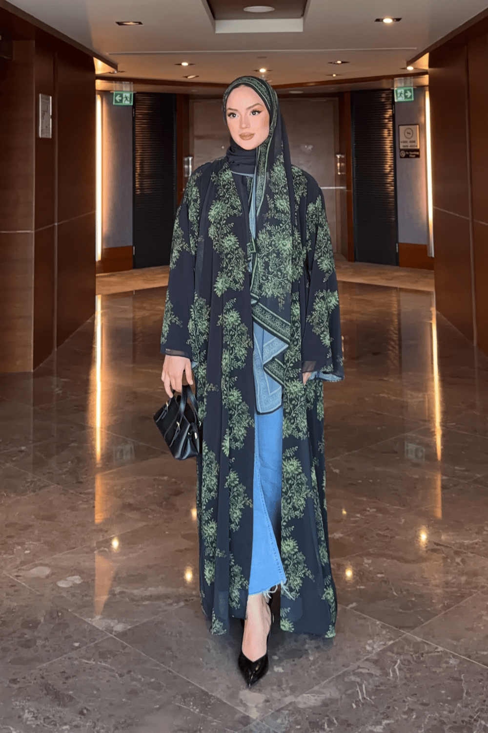 Nayra Abaya - Siyah