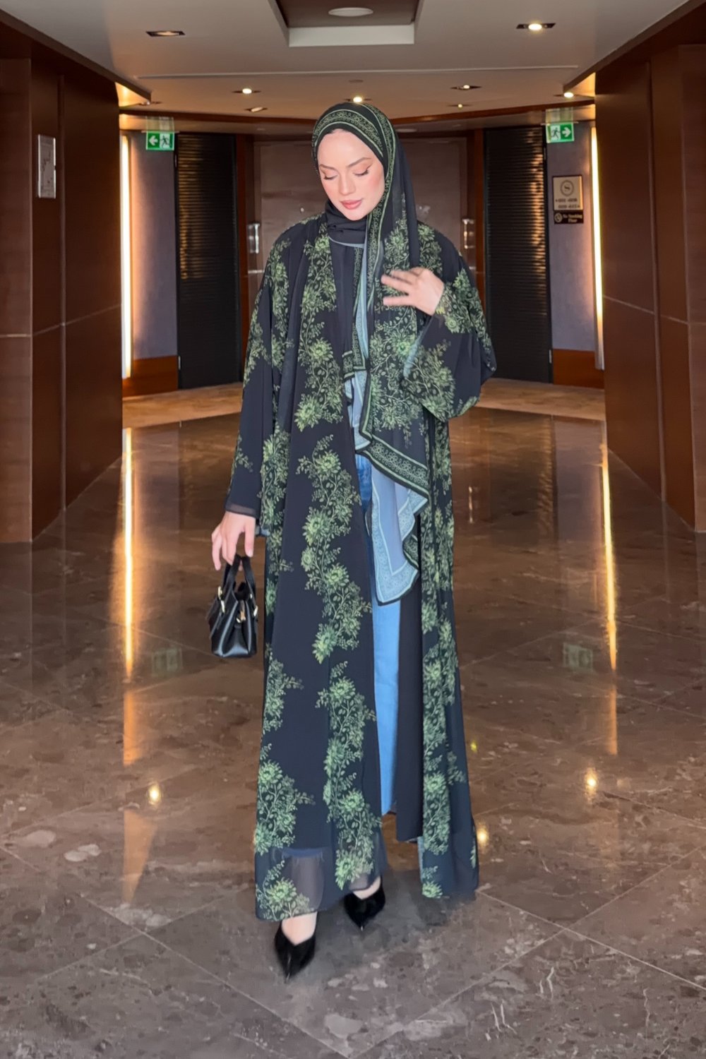 Nayra Abaya - Siyah