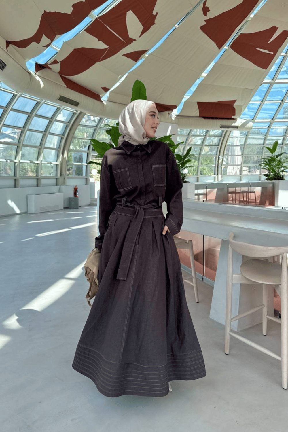 Noir Denim Takım - Kahverengi