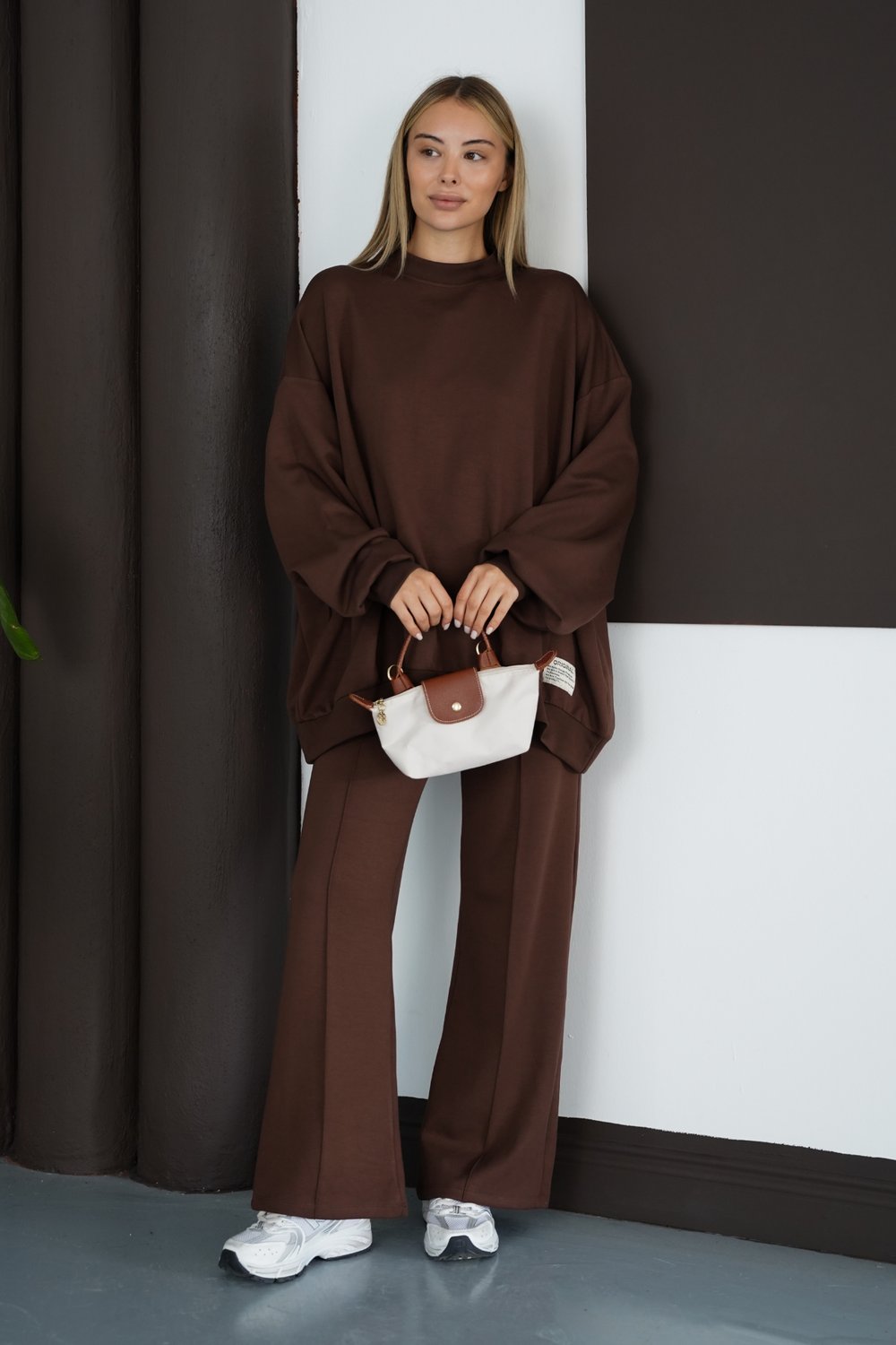 Olya Takım - Kahverengi