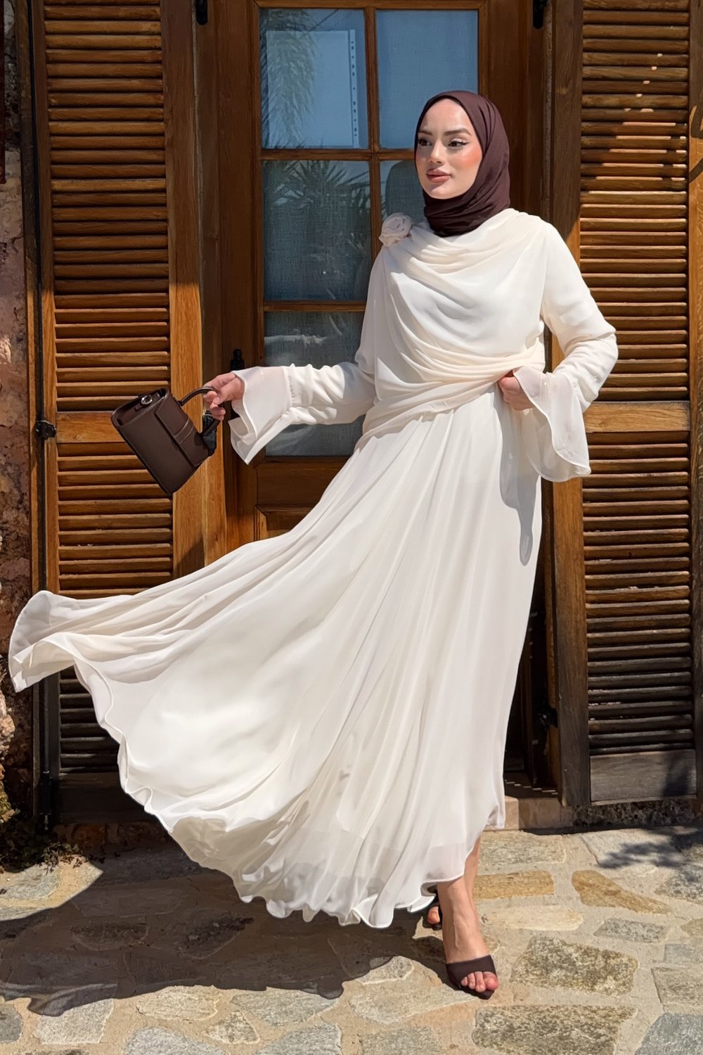 Rose Takım - Ekru