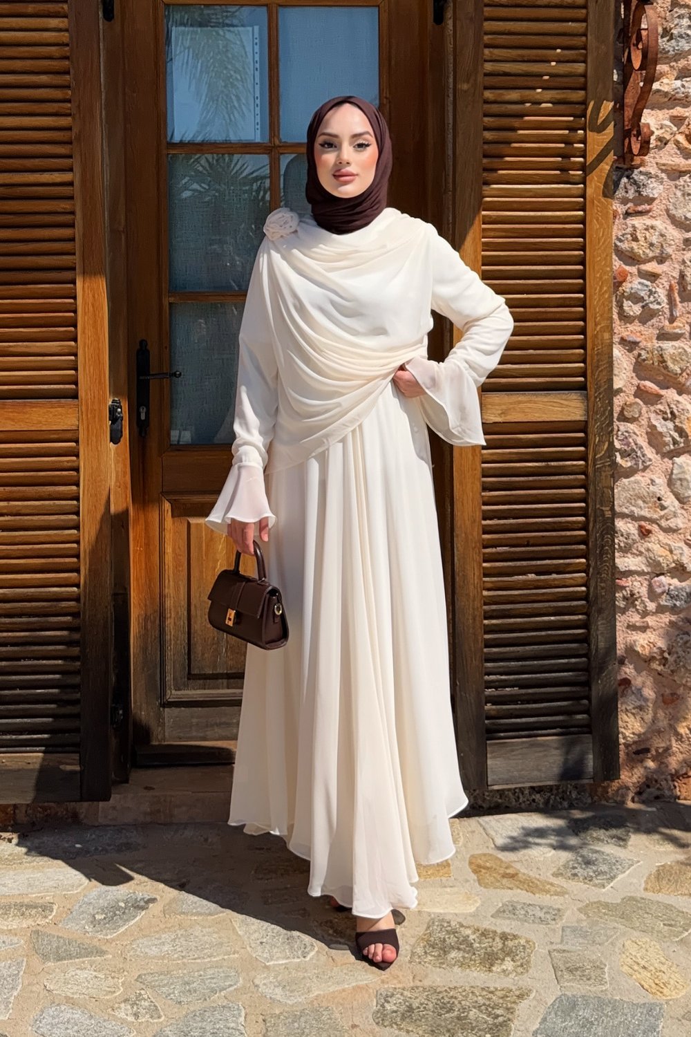 Rose Takım - Ekru