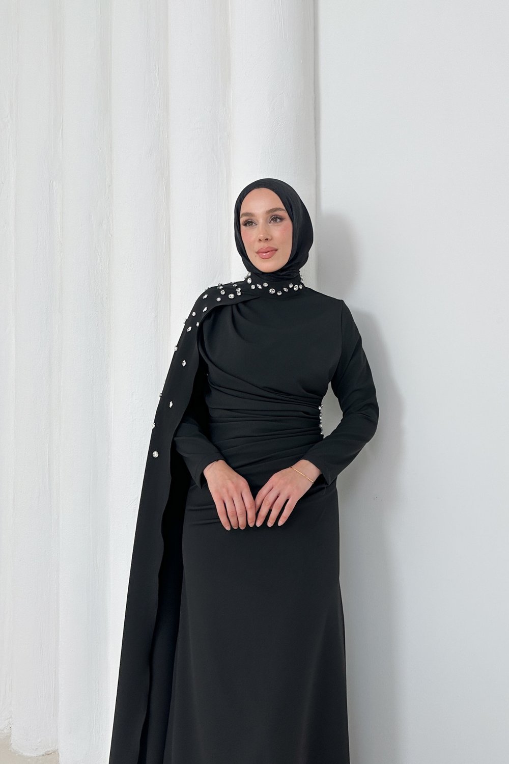 Violet Elbise - Siyah