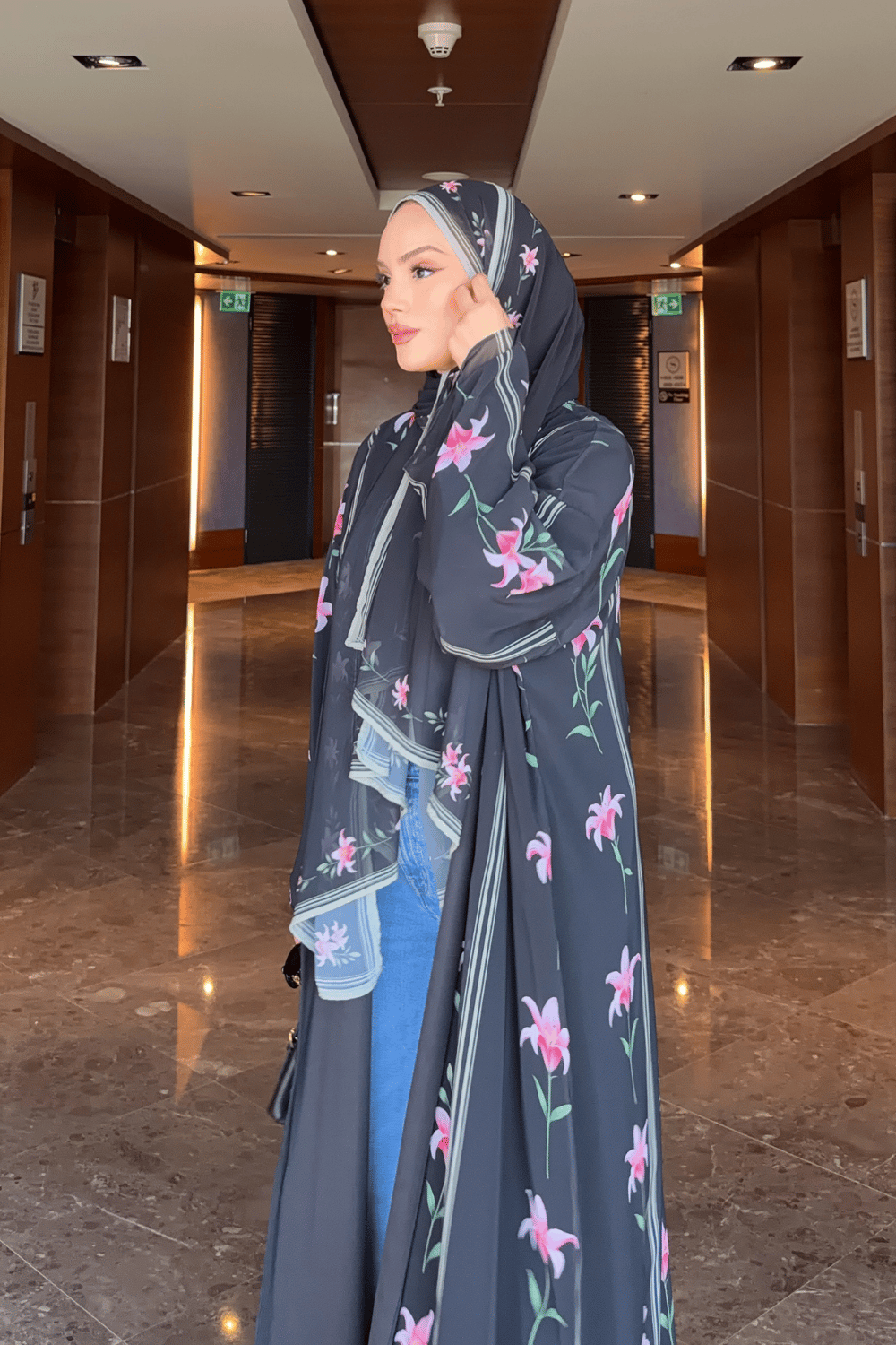 Zahra Abaya - Siyah
