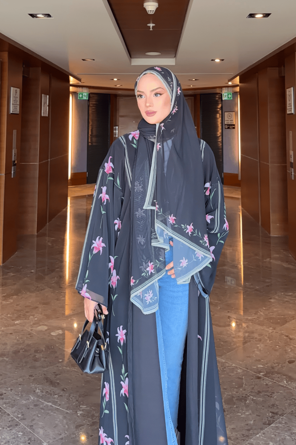 Zahra Abaya - Siyah