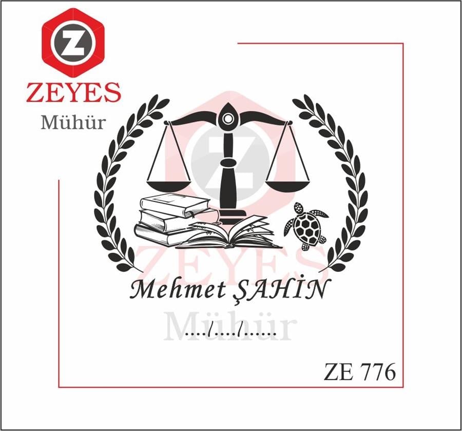 Adalet Terazisi ve Kitaplar  Mührü   ZE 776