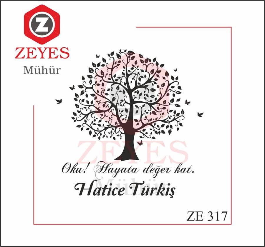 Agaç ve Kuslar Kitap Mührü ZE 317