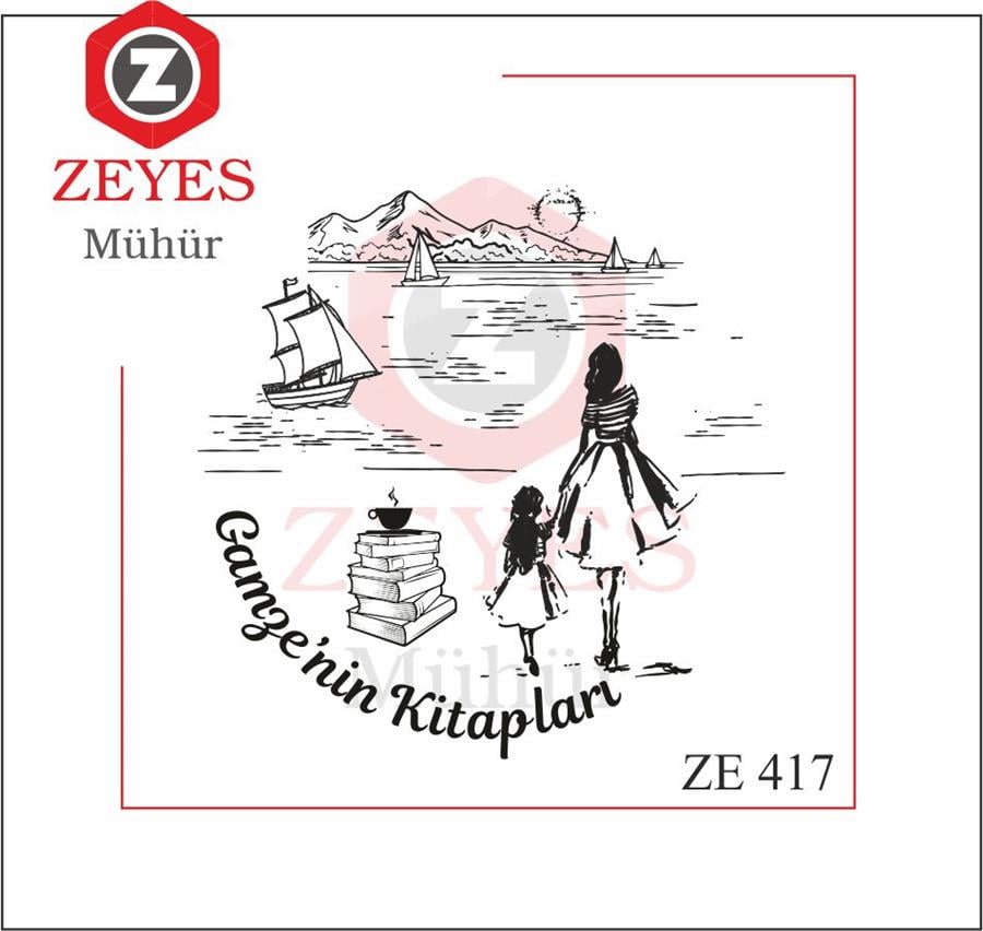 Anne ve Kizi Kitap Mührü   ZE 417