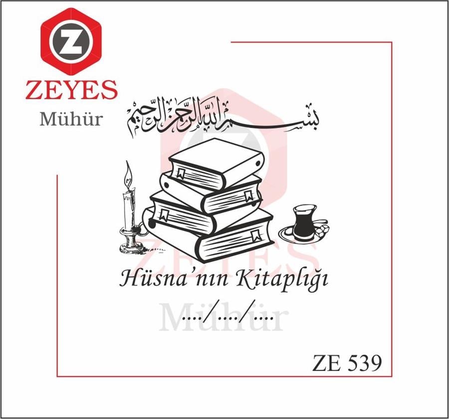 Besmele Kitap Mührü   ZE 539