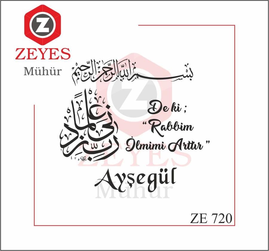 Besmele Mührü   ZE 720