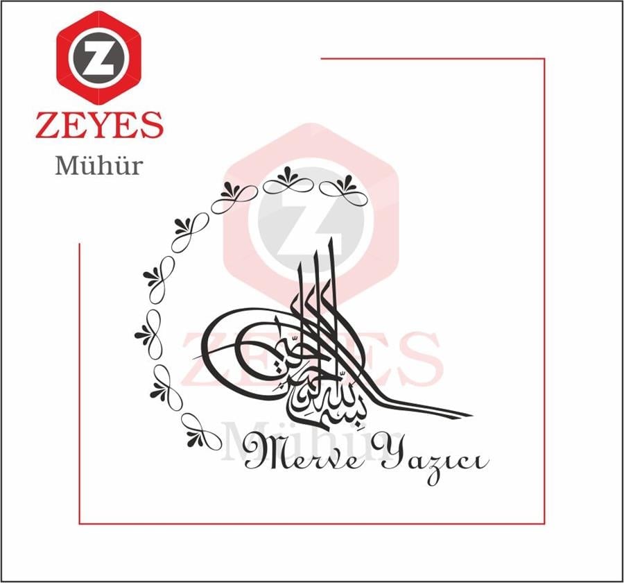 Besmele Tugra Mührü  ZE 036