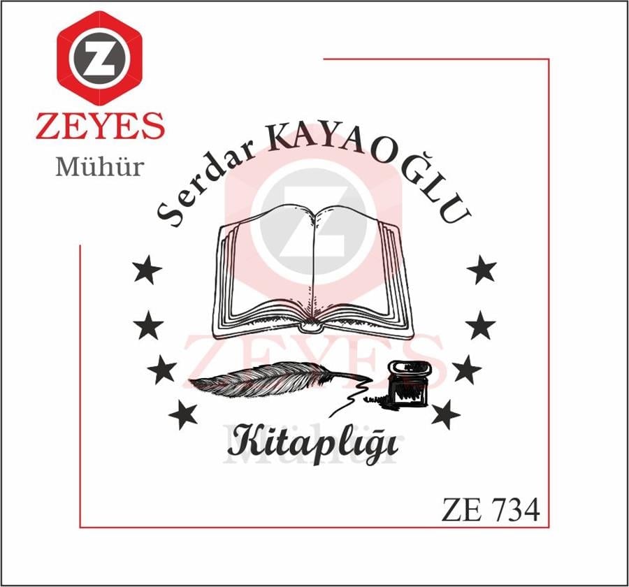 Defter ve Divit Kitap Mührü   ZE 734