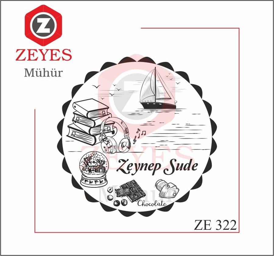 Kitaplar Müzik - Deniz Manzarasi Çikolata   Kitap Mührü ZE 322