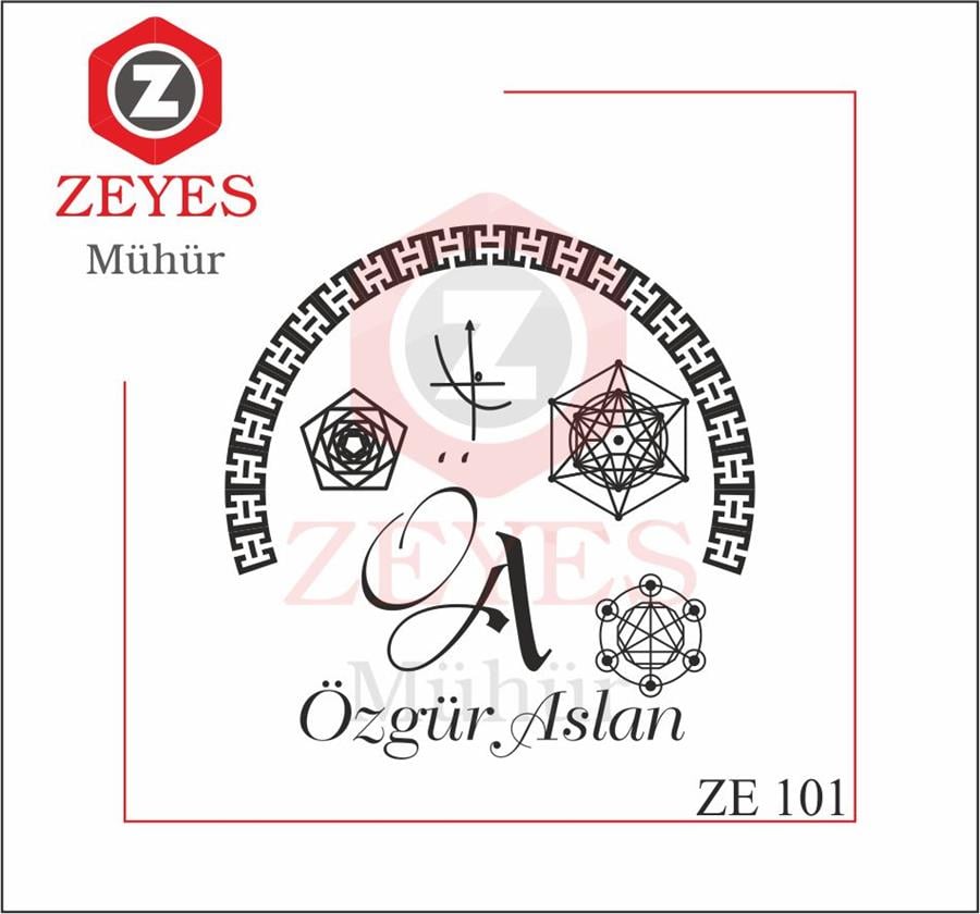 Matematik Geometri Ögretmeni Mührü   ZE 101