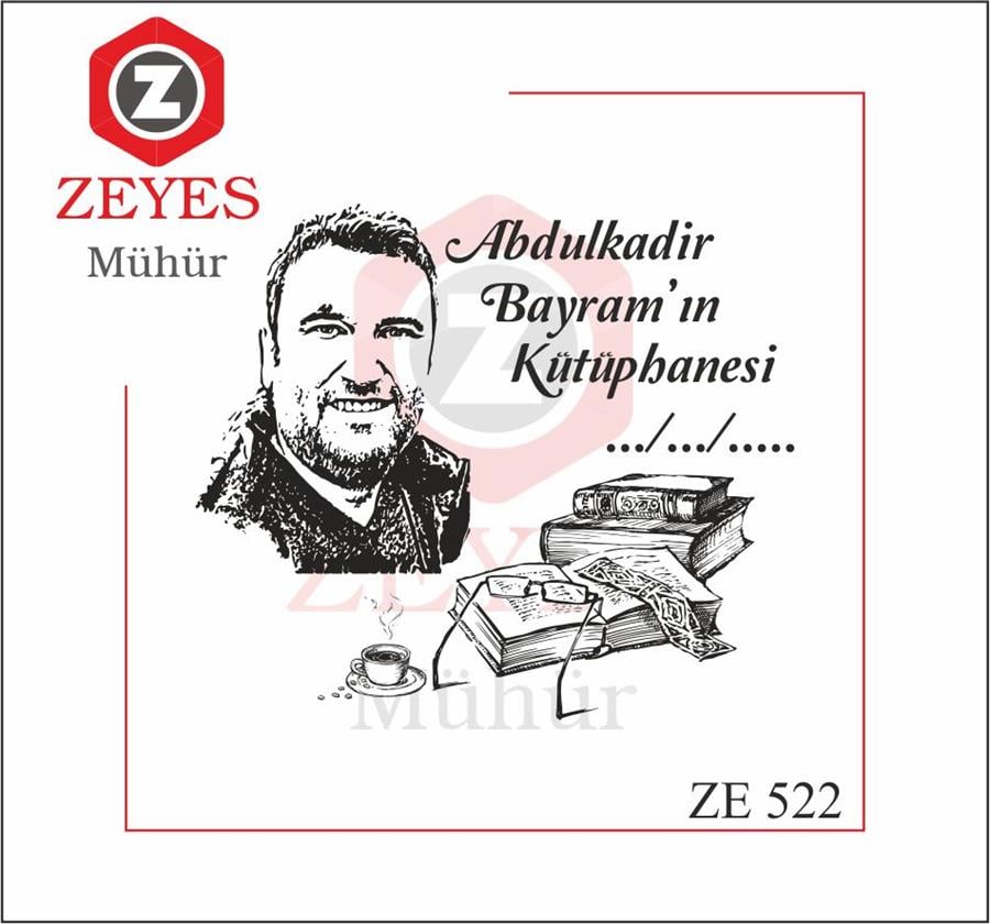 Portre - Kitap Mührü   ZE 522