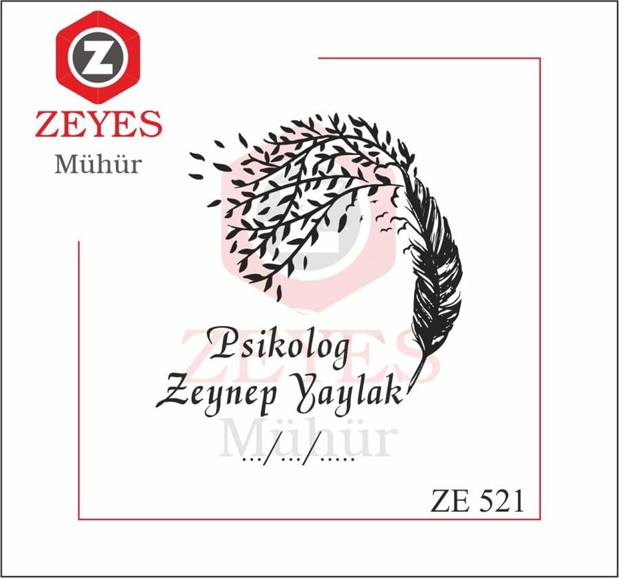 Psikolog  Mührü   ZE 521