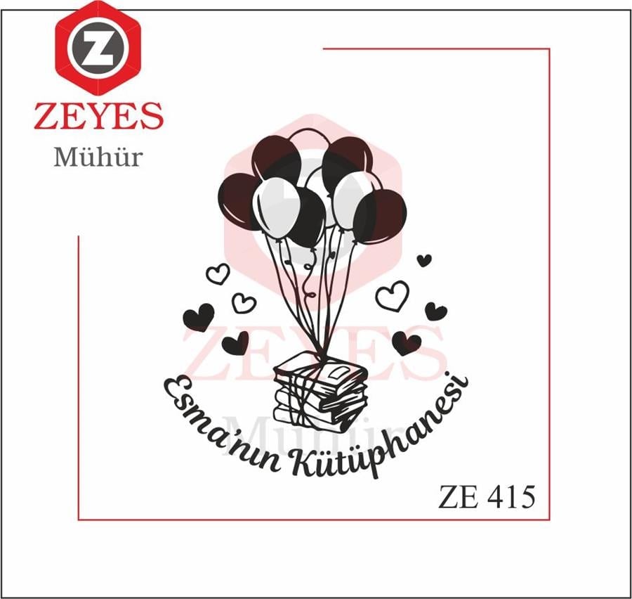 Uçan Balonlar ve Kitaplar Mührü   ZE 415