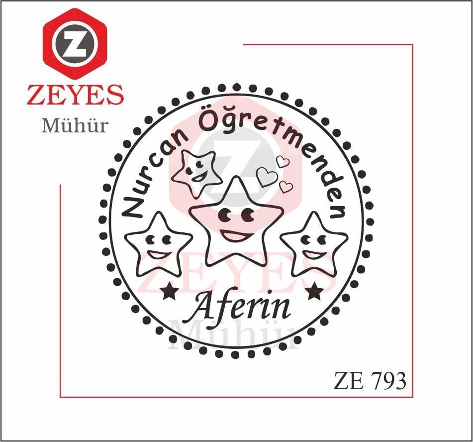 Yildizli Aferin  Mührü   ZE 793