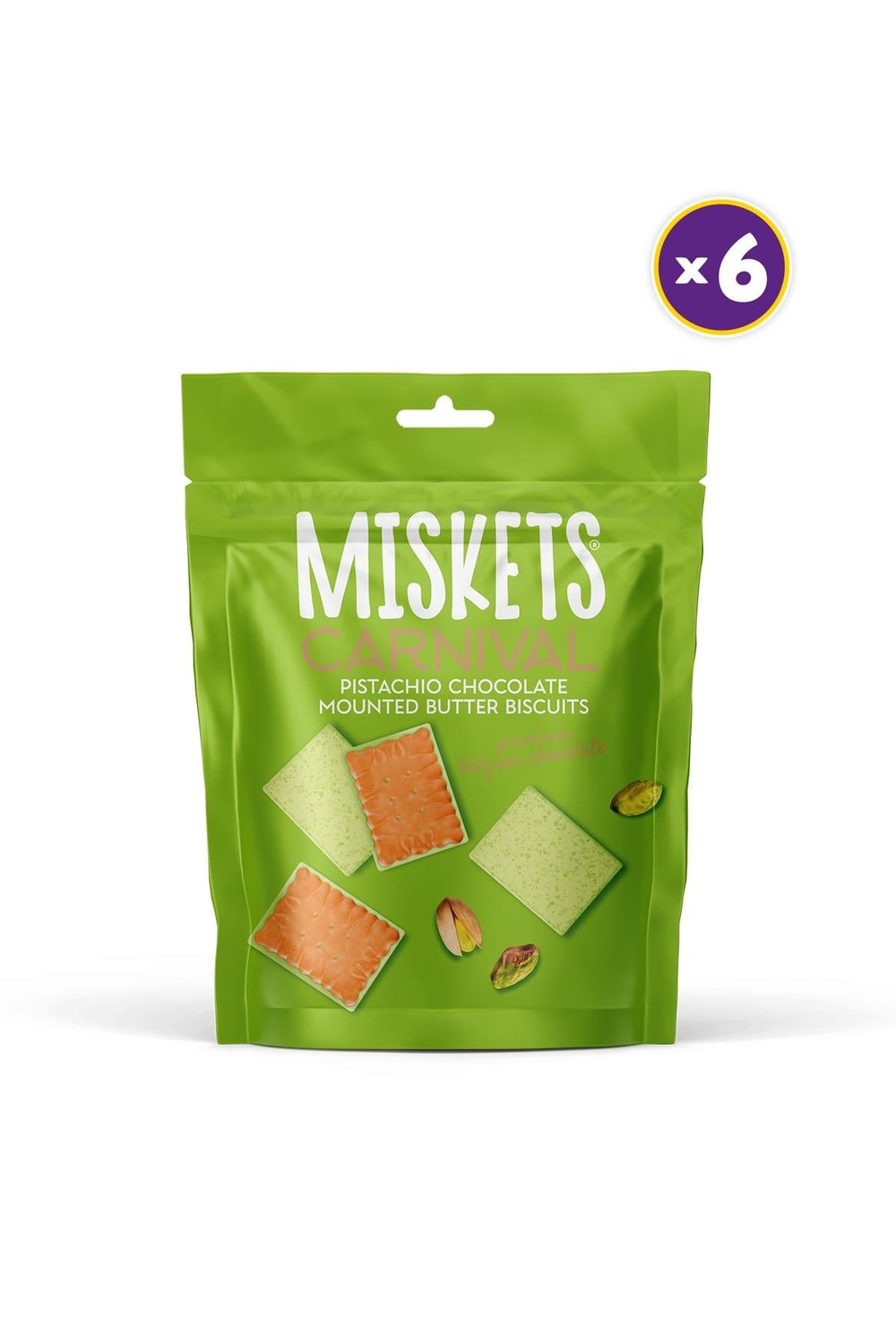Antep Fıstıklı Petibör Bisküvi 50 gr x 6 Adet