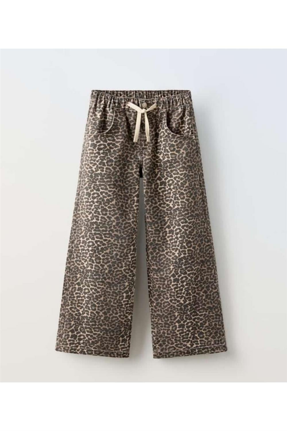 Kız Çocuk Leopar Pantolon 