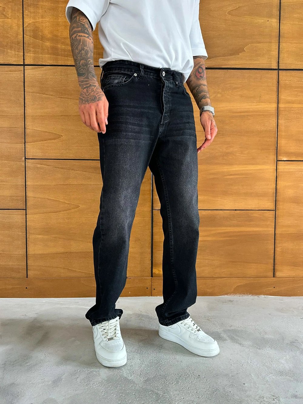 BAGGY KALIP YIKAMALI JEAN FÜME