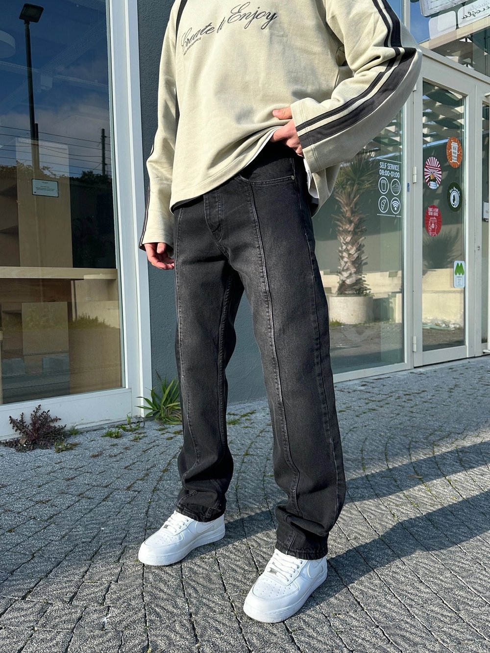 BAGGY ORTA PARCA DS KOT PANTOLON FÜME