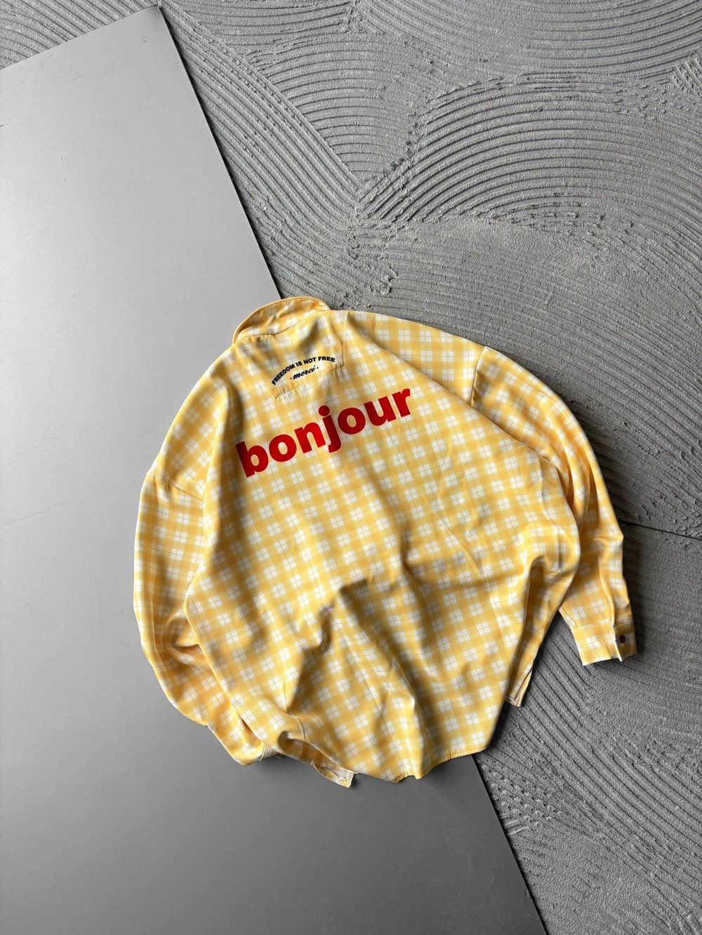 BONJOUR VINTAGE OVERSIZE GÖMLEK SARI
