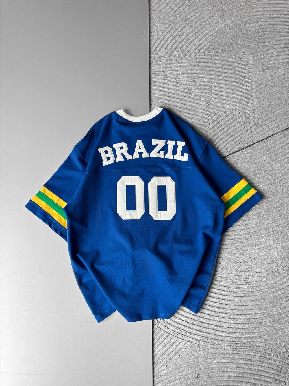 BRASİL 00 POLO YAKA OVERSİZE TSHİRT LACİ