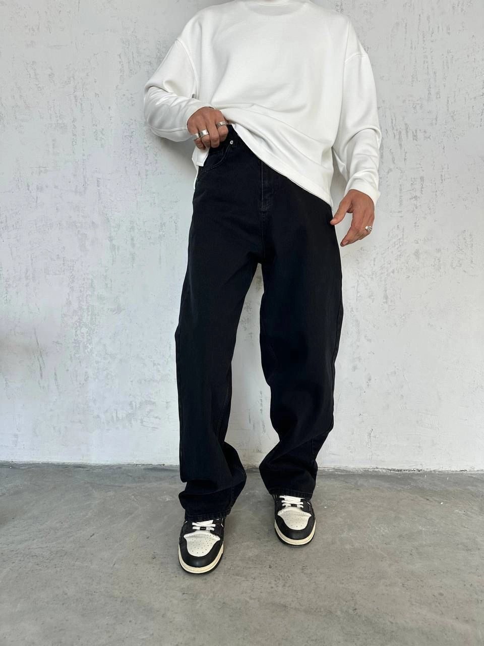 EXTRA BAGGY DS KOT PANTOLON FÜME