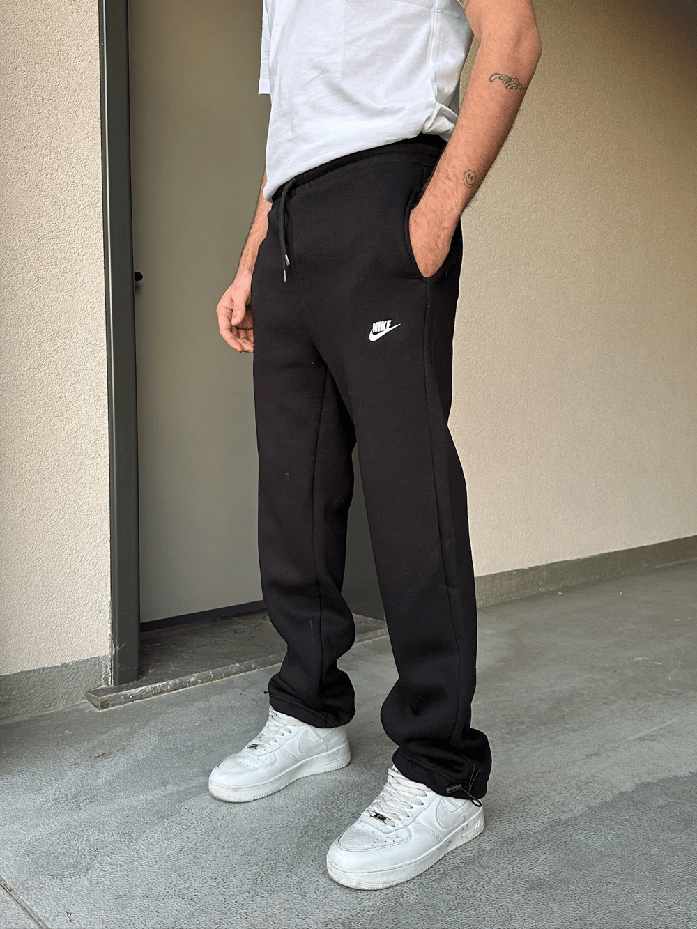 ÖZEL SERİ NK PAÇA AYARLANABİLİR BAGGY EŞOFMAN ALTI SİYAH