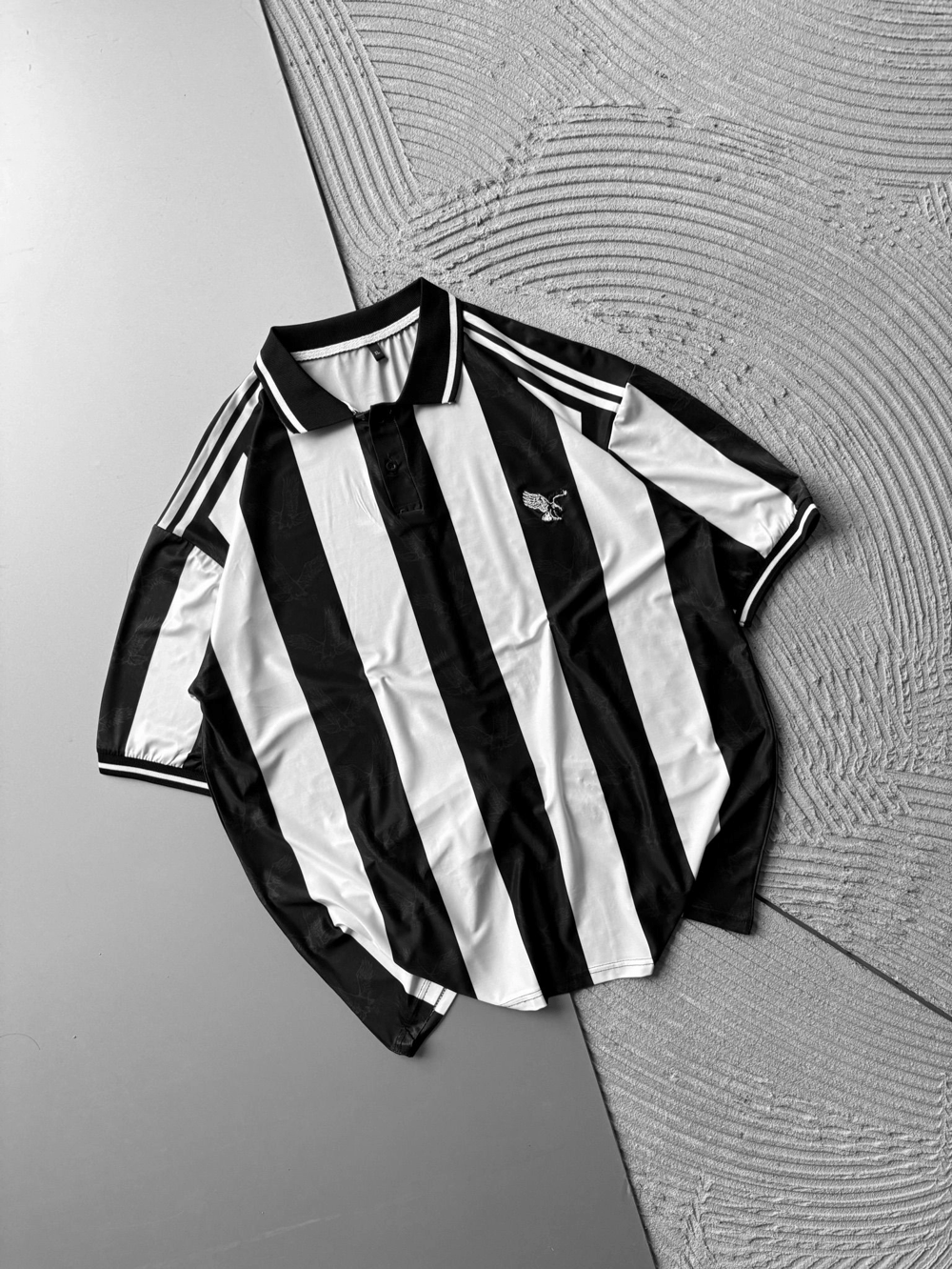 POLO YAKA FORMA KUMAŞ TARAFTAR DİJİTAL BASKI OVERSİZE TSHİRT BJK