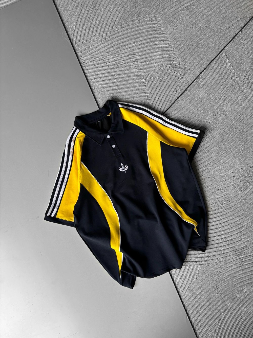 POLO YAKA SERIT BIYE OVERSIZE TSHIRT