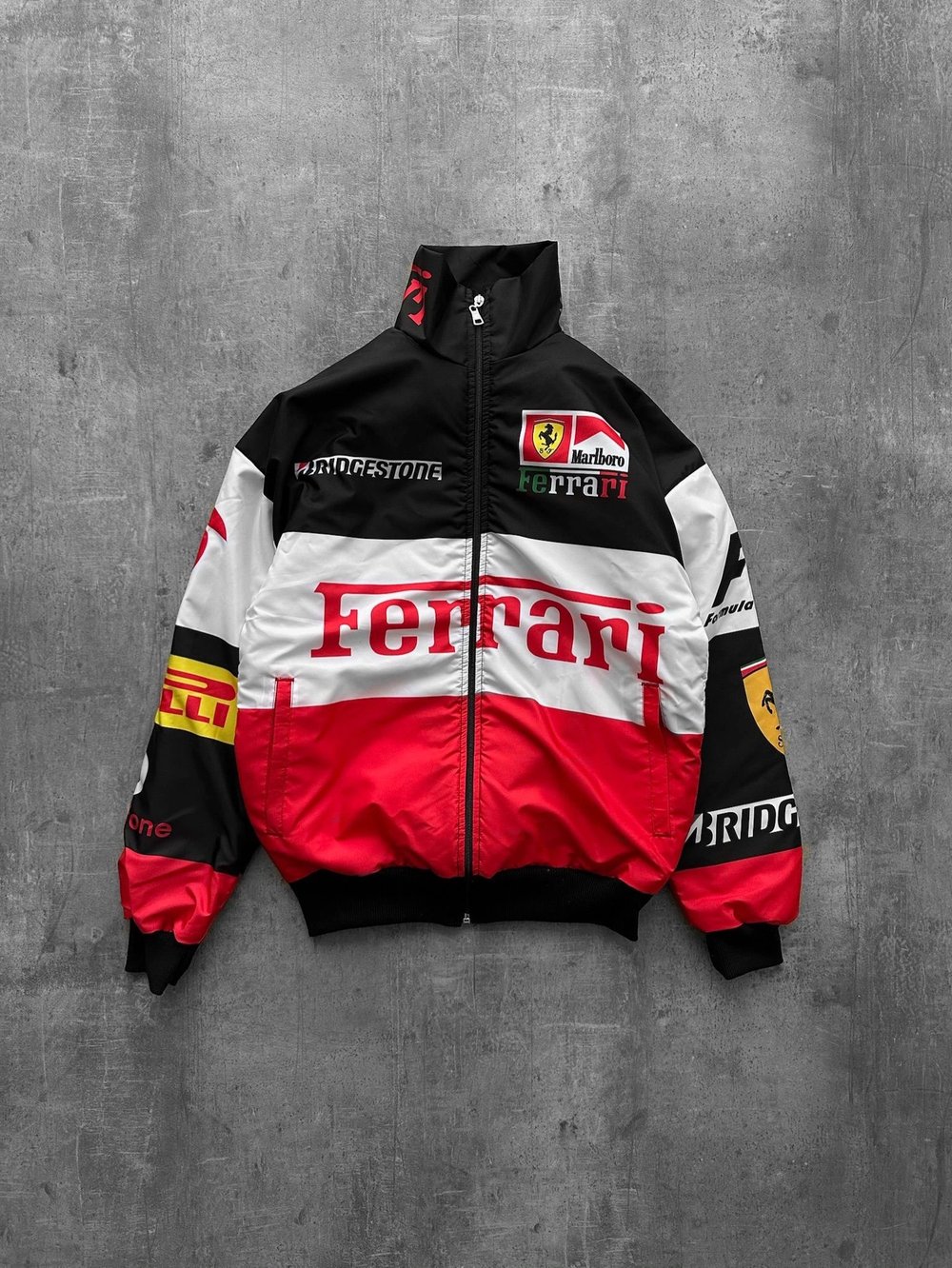 VİNTAGE ASTARLI BOMBER CEKET BEYAZ