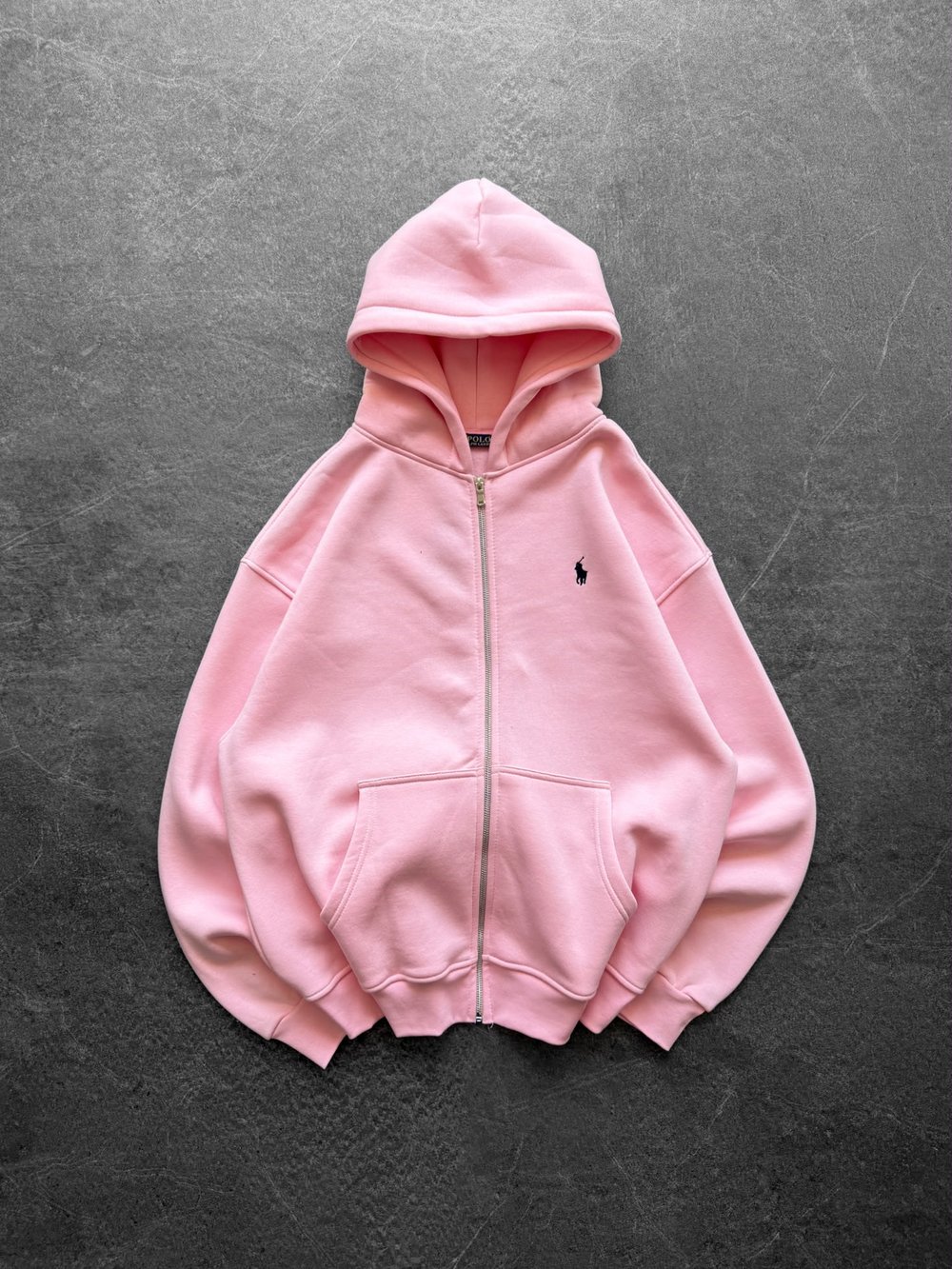 BASIC PL 3 İPLİK PAMUKLU HIRKA PEMBE