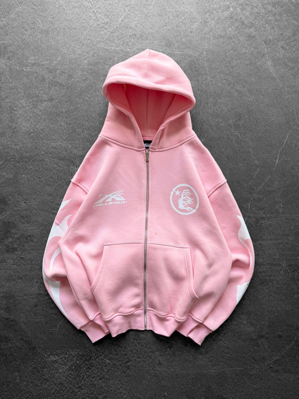HELL OVERSİZE HIRKA PEMBE