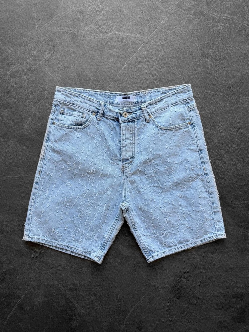 KIRÇILLI MODEL KOT ŞORT BEBEMAVİ