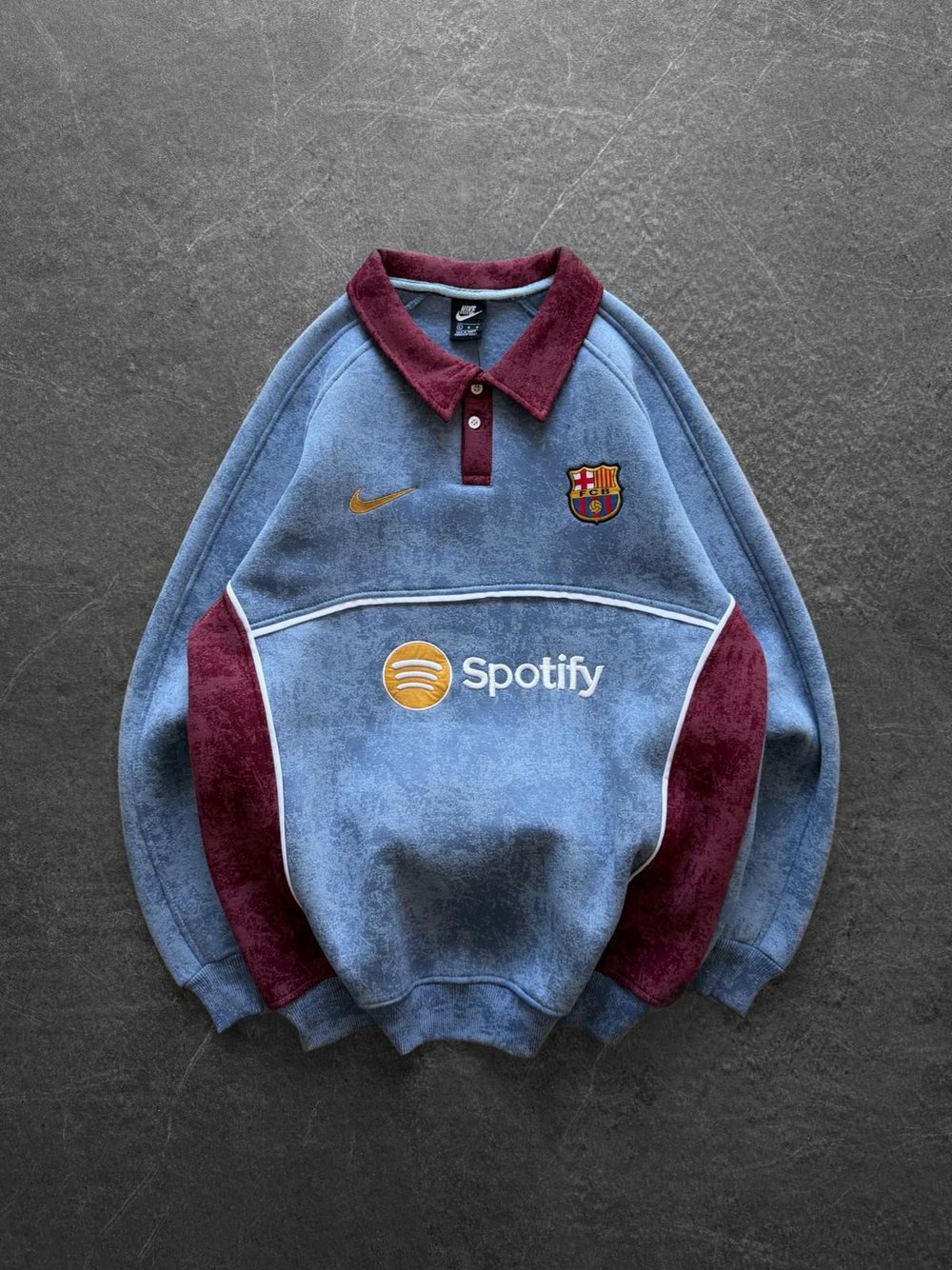 NK YIKAMA 3 İPLİK POLO YAKA BRC SWEAT MAVİ