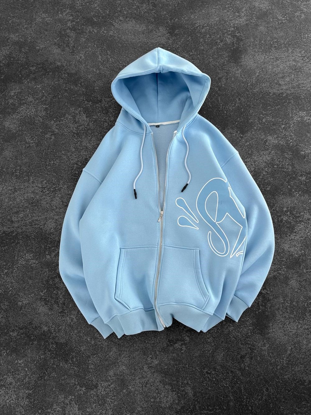 SYN 3 İPLİK PAMUKLU HIRKA BEBEMAVİ